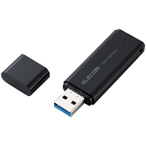 SSD �O�t�� 250GB USB3.2 Gen1 �Ǐo�ő�400MB/�b �����^ �|�[�^�u�� �L���b�v�� �ϏՌ� �u���b�N �G���R�� ESD-EMC0250GBK