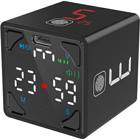 【あす楽】ラーノウ TickTime Cube 楽しく時間管理ができるポモドーロタイマー ブラック TK1-Bl1