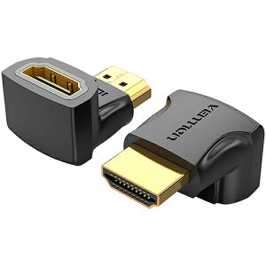 4KΉ HDMI 90°܂ Male to Female A_v^[ 2 AI-2182y[ڈF1Tԁz 4K VENTION HDMIϊ j^[ AV@ M] 3Df bL g[h ~[[h Blu-ray RpNgTCY i