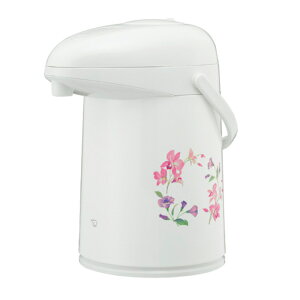 象印マホービン 象印 押すだけポット (AB-RC22FW(2.2L)) 4974305223814 保温 保冷 ガラスマホービン 省エネ 安全弁 ハンドル 持ち運び