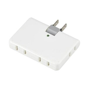 ヤザワ 【5個セット】 強力雷ガード付4個口コーナータップ Y02HCK400WHX5【納期目安:1週間】 強力雷ガード 過電圧対策 トラッキング火災防止 安心配線 スイングプラグ 雷サージフィルター 12.00