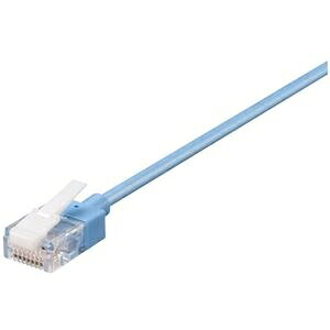 �o�b�t�@���[�c���̐܂�Ȃ�LAN�P�[�u�� �J�e�S���[6A �X�����^�C�v ���^�R�l�N�^�[ �u���[ 10m BL6ATSM100BL1�{ ds-2534435 LAN�P�[�u�� �o�b�t�@���[