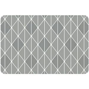 ヨコズナクリエーション珪藻土入りソフトバスマット ラティス 1個 ds-2535785 ソフトバスマット 吸水効果 滑りにくい お手入れ簡単 抗菌加工 コンパクト収納 耐久性 ラティス柄 珪藻土入り 安