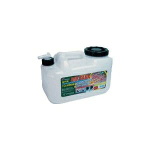 (まとめ) 土井金属化成 ヒシエス MDタンク10L コック付 MD-10LC 1個 【×3セット】 ds-2536360 MDタンク 容量10L 屋外専用 エア抜き栓 アウトドア 防災 ポリエチレン
