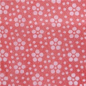 不織布風呂敷 アラカルト 梅小紋 赤66cm角 1セット(200枚:20枚×10パック) ds-2537478 赤 66cm 手触り ラッピング 環境 ナイロン不織布 日本製 梅小紋柄 贈答用 持続可能 柔らか 滑らか 環境に優しい