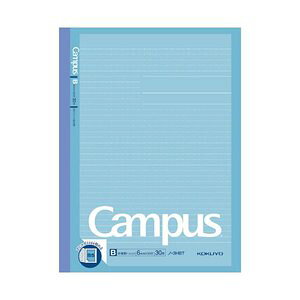 (まとめ) コクヨ キャンパスノートプリント貼付用(ドット入り罫線) B5ノビ B罫 30枚 ノ-3HBT 1セット(5冊) 【×10セット】 ds-2539820 キャンパスノート ドット入り罫線 プリント貼付用 美し