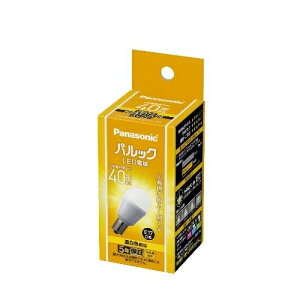 パルック LED電球 4.3W(温白色相当) 配光角180度で広範囲を明るく照らす パナソニック LDA4WWGE17SK4 配光角180度 広範囲照明 廊下 玄関 浴室