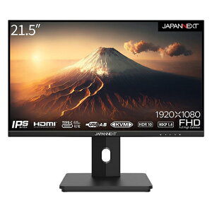 WplNXg 21.5C` tfBXvC(1920x1080/IPS//HDMI/TypeC(PD65W)/`g//s{bg/XCx/Xs[J[/2Nۏ) JN-I215FLFHSP-C65W tfBXvC USB-C 65Wd KVM@\ t