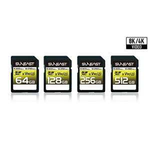 TC[Xg SDXC UHS-II Card V90V[Y512GB SE-SDU2512GA300 SD 512GB 8K/4K vtFbVi  eʑ ϋv M RoHSF \ e y eXg x ZLeBΉ
