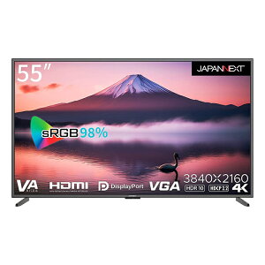 WplNXg 55C` Ch 4KtfBXvC(3840x2160/HDMIx3/DP/VGA/VApl/HDR10//Xs[J[/2Nۏ) JN-V5500UHDR-Ny[ڈF2Tԁz tfBXvC 4K HDR VApl HDMI DisplayPor
