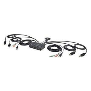 StarTech KVMXCb`/2|[g/fAj^[/4K60Hz DisplayPort/1.5mP[ǔ^/oXp[ C2-DD46-UA2-CBL-KVM KVMXCb` fAj^[ 4K60Hz DisplayPort oXp[ p\Rؑ֊ P[u