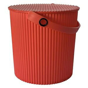 八幡化成 カラーバケット(フタ付)102 10L レッド ds-2561547 カラーバケット ガーデニング 洗車 耐荷重 デザイン賞 日本製