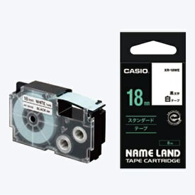 【あす楽】カシオ ネームランドテープ スタンダードタイプ(白色テープ黒文字 幅46mm・長さ6m) XR-46WE