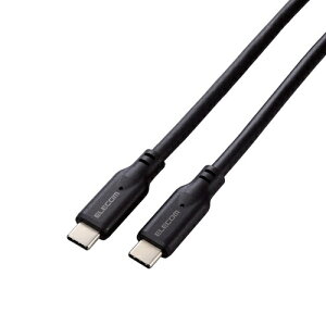 �^�C�vC�P�[�u�� (Type-C to C) 1m PD 100W USB10Gbps���� �yMacBook Pro iPad iPhone ���Ή��z�u���b�N�y���[���ւł̔������i�z �G���R�� MPA-CC1G10BK