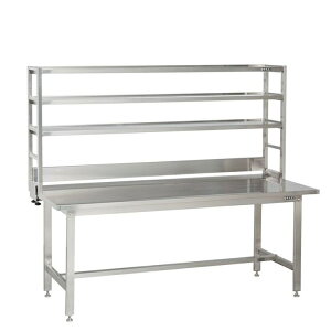 サカエ 作業台用オプションステンレス簡易架台 KT183KHSU4 作業台 オプション ステンレス 簡易架台 ボルト 固定 耐荷重 SUS430 3段仕様