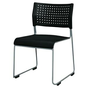 アイリスチトセ 会議イス ASL-110PP ブラック ds-2568850 軽量タイプ スタッキングチェア 通気性 プラパート 収納可能 追加 目安
