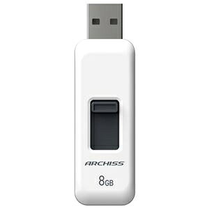 y܂Ƃ߁z ARCHISS XChUSB 8GB AS-008GU2-PSW y×3Zbgz ds-2569554 USB Xgbvz[ LbvX zCg ۏ؊5N XCh ^
