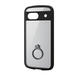 �y���[���ւł̔������i�zGoogle Pixel 8a �P�[�X �n�C�u���b�h �Ռ��z�� �y�� ���^ �����O�t �w�ʃN���A TOUGH SLIM LITE �u���b�N �G���R�� PM-P241TSLFCRBK