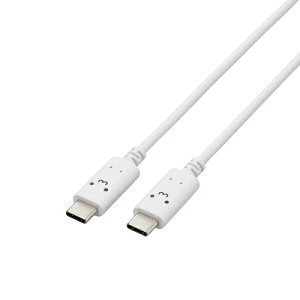 �y���[���ւł̔������i�z�^�C�vC �P�[�u�� ( Type C to ) 2m PD 60W ���낿���(�z���C�g×�u���b�N) �G���R�� MPA-CCF20WF