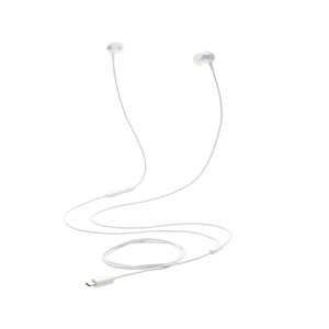 タイプCイヤホン 有線 マイク付き カナル型 断線しにくい高耐久 通話対応 音量調整 シルバー エレコム EHP-DF14CMSV