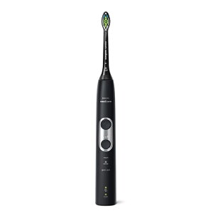 フィリップス Sonicare ProtectiveClean 6100 (ソニッケアー プロテクトクリーン <プレミアム>) (ブラック) HX6870/56 歯垢除去 自然な白い歯 過圧防止センサー ブラシヘッド認識 音波水流