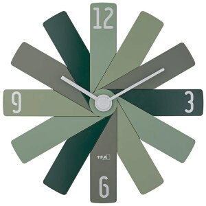 MAG 掛け時計 壁掛け時計 縦約40×横約40cm CLOCK IN THE BOX W-815G#-Z おしゃれ かわいい インテリア デザイナーズ 組み立て グリーン W-815 GR-Z