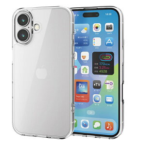 �y���[���ւł̔������i�ziPhone 16 �P�[�X �n�C�u���b�h �t�H���e�B�� �Ռ��z�� �J���������Y�ی�݌v �X�g���b�v�z�[���t ���ϖh�~ �N���A �G���R�� PM-A24AHVCK2CR