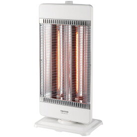 カーボンヒーター2灯切替式 900W/450W ホワイト TEKNOS CHM-4532-W カーボンヒーター 遠赤外線 安全性 首振り機能 メタルボディー 温度過昇防止装置 転倒OFFスイッチ 省エネ サイズコンパクト