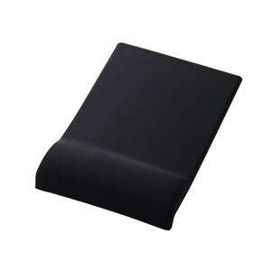 マウスパッド リストレスト 一体型 低反発 手首 負担軽減 コーナーガードクッション ズレにくい ブラック エレコム MP-CTL01BK