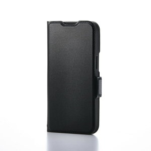 �y���[���ւł̔������i�ziPhone 16e �P�[�X ���U�[ �蒠�^ �}�O�l�b�g �Ռ��z�� �X�^���h�@�\�t �J�[�h�P�[�X�@�\�t(�|�P�b�g×3) �u���b�N �G���R�� PM-A25SPLFY3BK