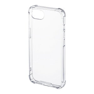 Apple iPhone 16e�p�ϏՌ��P�[�X �T�����T�v���C PDA-IPH028CL �ϏՌ� �P�[�X �ی� �X�g���b�v �n�[�h TPU ���� 4�� �l�b�N�X�g���b�v �n���h�X�g���b�v PC�f�� �_�� 16e �p���� �Ռ�