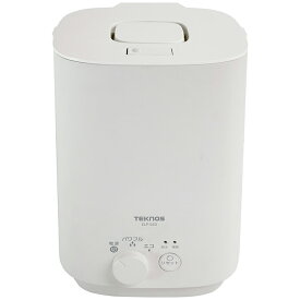スチーム加湿器 4.0L 強弱2段階切替 簡単給水式 TEKNOS ELP-S40 4L 加湿調整2段階
