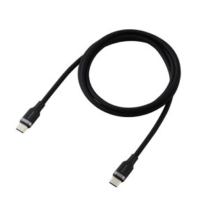 �y���[���ւł̔������i�zUSB Type-C �P�[�u�� ( C to ) 1m PD 100W �}���[�d �V���R���f�� ���炩�����݂ɂ��� �u���b�N �G���R�� MPA-CC5PSSA10BK