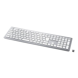 �t���T�C�Y ���C�����X�L�[�{�[�h Bluetooth & ����2.4GHz���Ή� ���{��z�� �����^ �[�d�� Precisionist �z���C�g �G���R�� TK-PN10FMPWH
