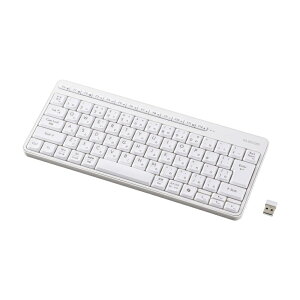 ���C�����X�L�[�{�[�h �É� �e���L�[���X 2.4GHz���� USB���V�[�o�[(USB-A) ���{��z�� AI�N���L�[���� �z���C�g �G���R�� TK-QT11MDMWH