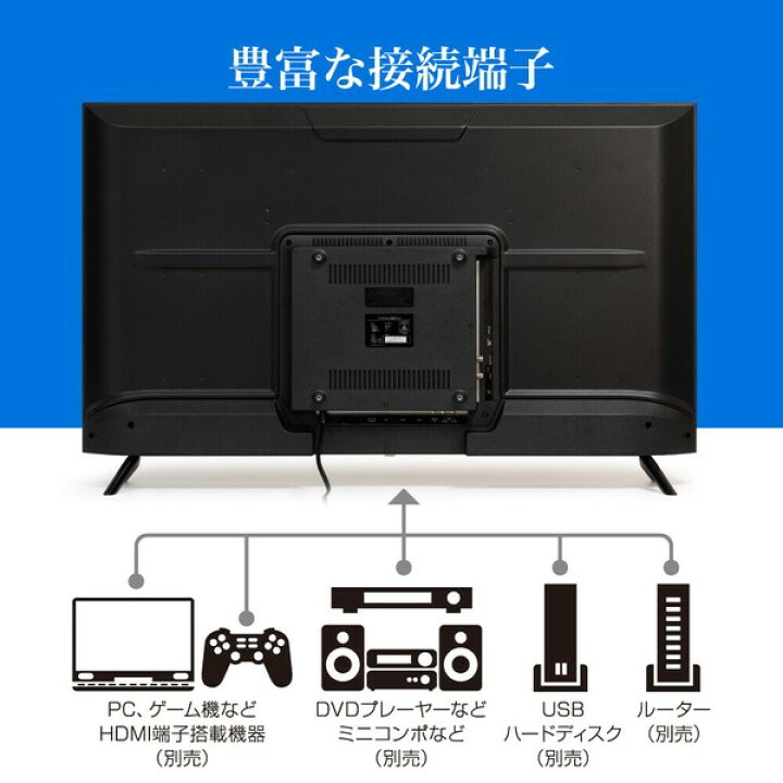 楽天市場】40V型フルハイビジョン3波(地デジ/BS/CS)液晶テレビ 