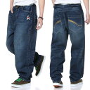 バギーパンツ ジーンズ メンズパンツ 大きいサイズ デニムパンツ ゆったり風 ジーパン ロングパンツ カジュアルパンツ 男性用 ボトムス 春 夏 秋 冬物