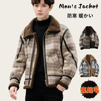 楽天市場】ボア ブルゾン（柄チェック）（メンズファッション）の通販