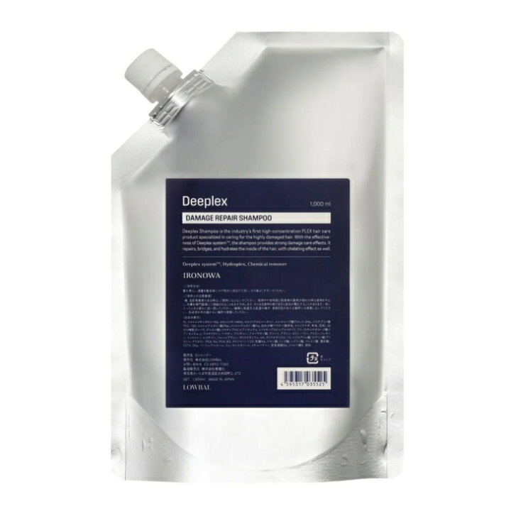 楽天市場】送料無料 イロノワ ディープレックスシャンプー 1000ml 