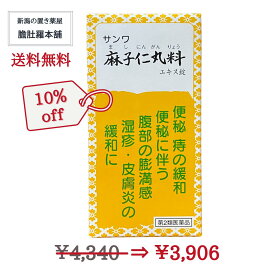 明日20時～全品10％off！ サンワ麻子仁丸料エキス錠 270錠 三和生薬 漢方 便秘 便秘に伴う頭重 のぼせ 湿疹 皮膚炎 吹出物 にきび 食欲不振 食欲減退 腹部膨満 腸内異常醗酵 痔などの症状の緩和 便が硬い 塊状 P3