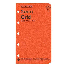 PLOTTER ノックス PLT0004 M5 リフィル メモパッド2mm方眼80枚