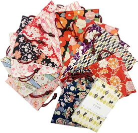 京佑 御朱印帳 ケース 巾着 日本製 和柄 古典古布 綿 26.5×18cm