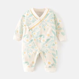 ベビー服 春秋 コットン ロンパース 長袖 新生児 ベビー 幼児 子供 爬行服 和風 前開き 紫 山竹 柿 ハミウリ 瓜 緑 オリーブ 風鈴花 赤 果実 御龍飛 蕭鳳吟 個性 A类