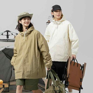 マウンテンパーカー 男女兼用 撥水 UVカット 紫外線対策 アウトドアジャケット 薄手 スポーツウェア 春夏 ライトアウター