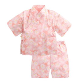 [SEIWARAKU] ベビー 甚平 子供 上下セット 和柄 総柄 和風 ベビー服 男の子 男児 女の子 じんべい 花火大会 夏祭り お盆休み 夏休み セットアップ 涼しい 部屋着 パジャマ HF07