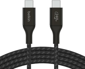 Belkin USB-C to C ґgP[u 240WΉ }[d PD3.1Ή ϋv USB-IFF Q[~OPC/MacBook Pro/MacBook Air/iPad Pro/Surface Pro/Galaxy S22/Andr