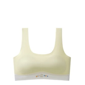 子供用ブラジャー 女の子用ハーフトップ スクールインナー スポーツブラ ノンワイヤー 超薄型 吸湿速乾 接触冷感 伸縮性