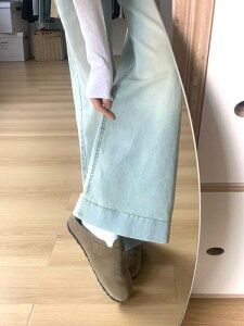 パンツ レディース 小柄 高身長 女性用 デニム 春夏 ハイウエスト 裾フレアパンツ ジーパン ジーンズ 白 ホワイト カジュアル