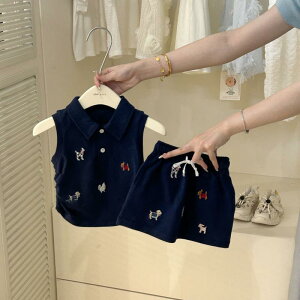 子供用セットアップ 女の子 半袖ポロシャツ ノースリーブトップス ミニスカート 2点セット 薄手 かわいい 通園着 普段着 80 90 100 110 120 130 140