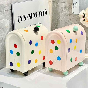 収納ケース レディース ミニ 卓上 ドット柄 引き出し式 小物入れ 化粧品 口紅 整理整頓 プラスチック ピンク系 ホワイト